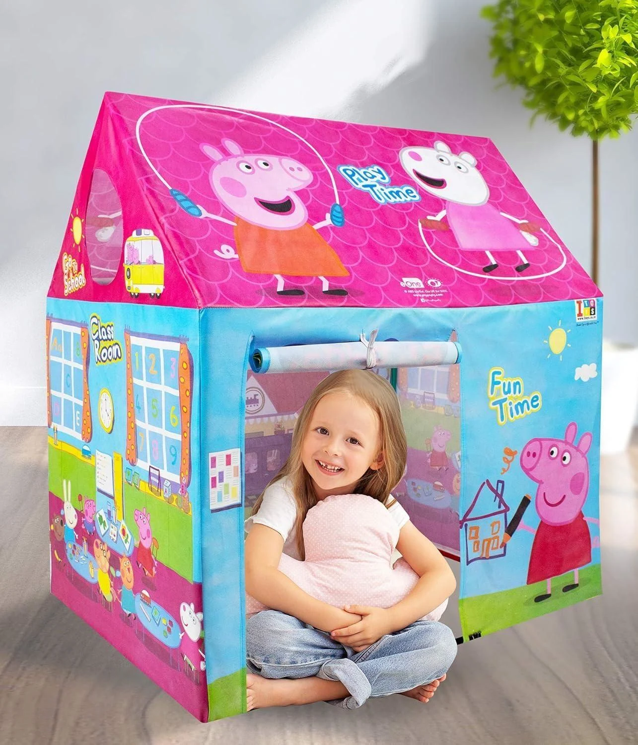 Peppa Pig Theme Tent House For Kids